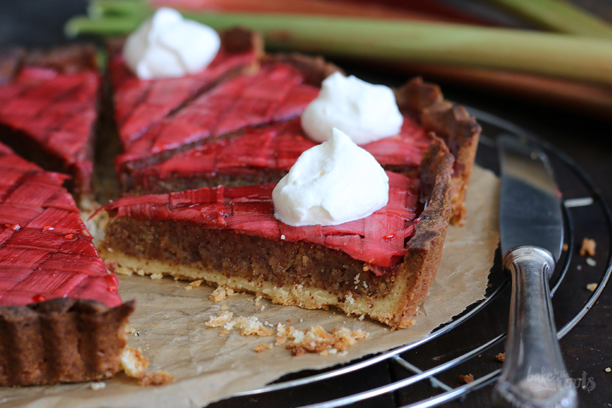 Rhabarber Frangipane Tarte | Bake to the roots