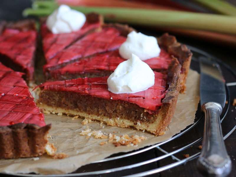 Rhubarb Frangipane | Bake to the roots