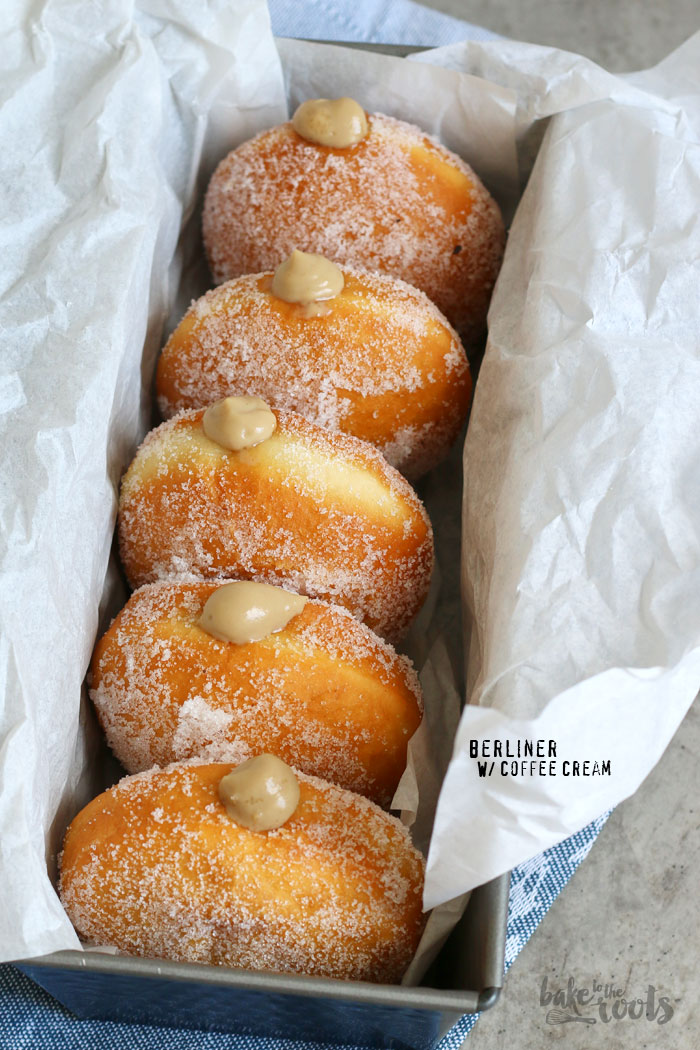Berliner with Coffee Cream | Bake to the roots