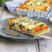 Smoked Salmon & Green Asparagus Quiche | Bake to the roots