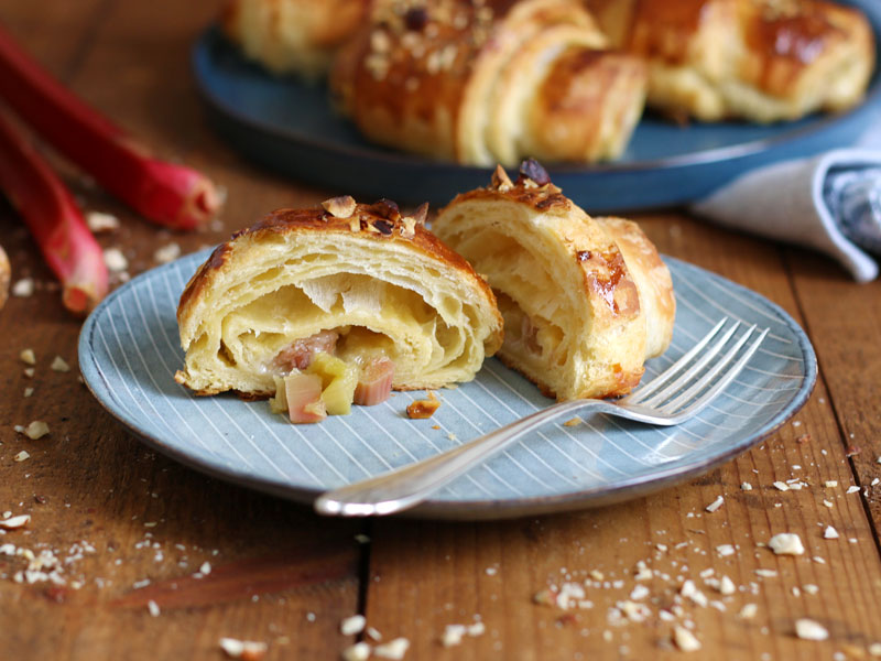 Danish Rhubarb Horns | Bake to the roots
