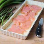 Smoked Salmon & Green Asparagus Quiche | Bake to the roots