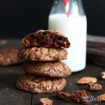 Double Chocolate Walnut Pecan Cookies | Bake to the roots