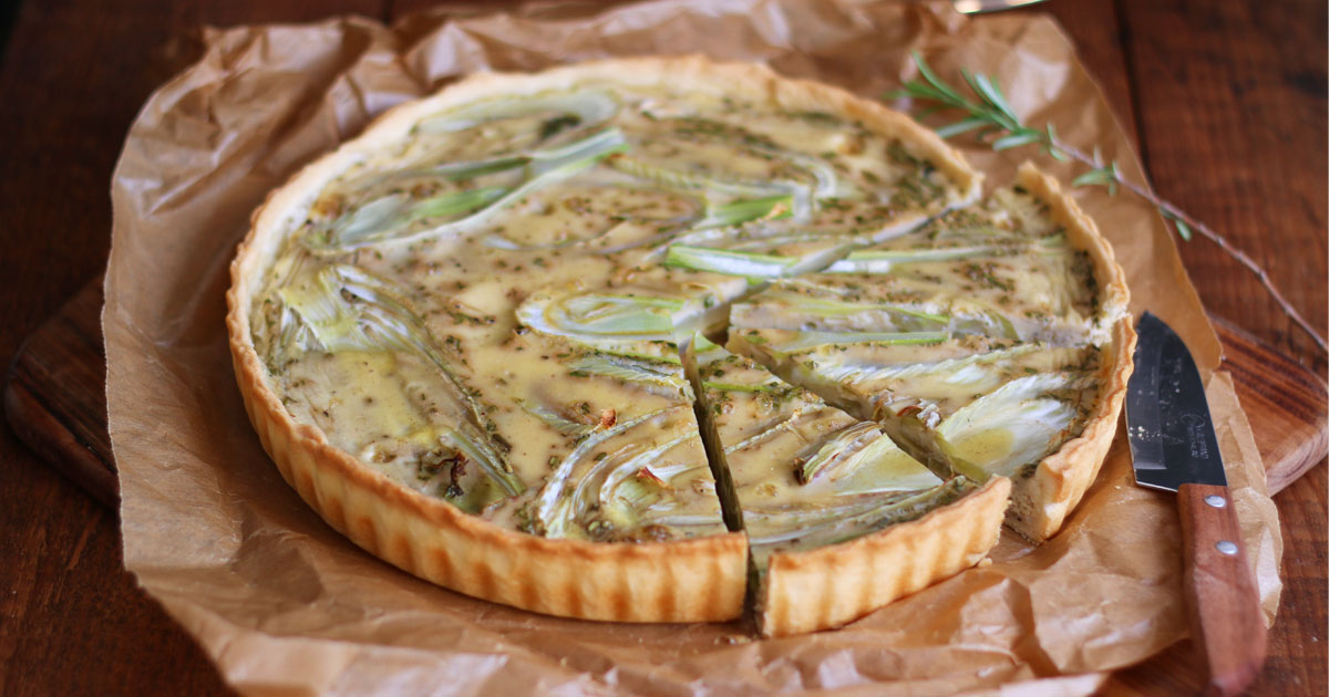 Fennel Coconut Tart Bake to the roots
