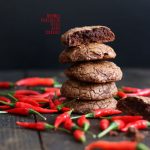 Double Chocolate Chili Lava Cookies | Bake to the roots