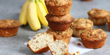 Banana Bread Muffins | Bake to the roots