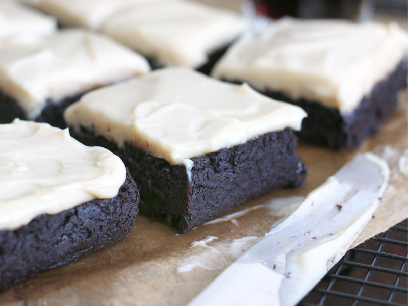 Stout Beer Brownies | Bake to the roots
