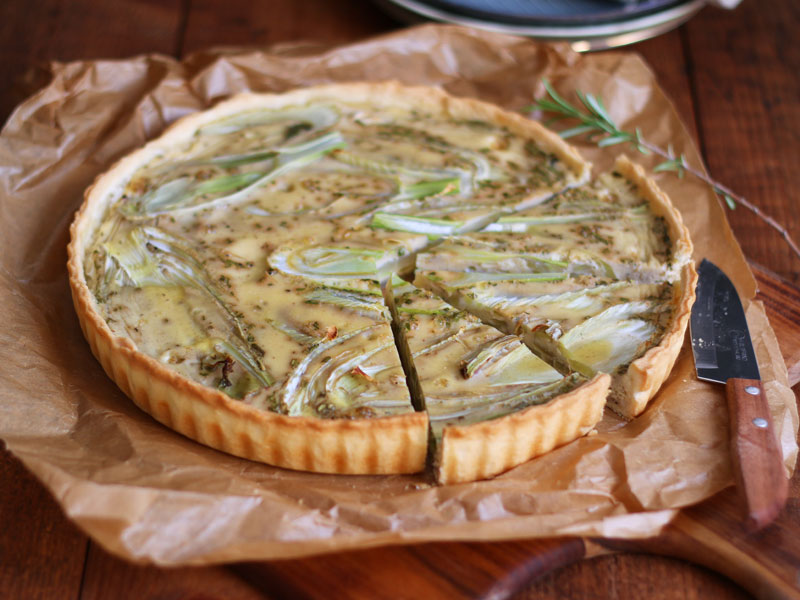 Fennel Coconut Tart | Bake to the roots