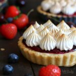 Wild Berry Mascarpone Meringue Tartlets | Bake to the roots