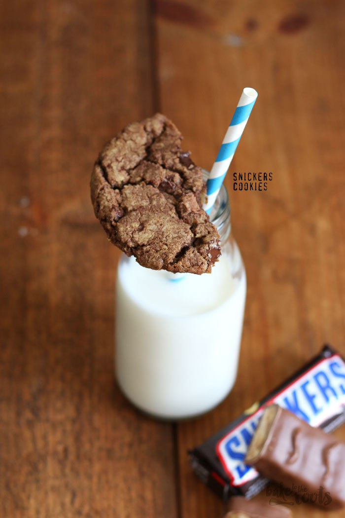 Snickers Cookies | Bake to the roots