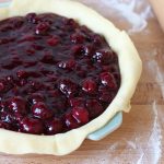 Cherry Cheesecake Pie | Bake to the roots