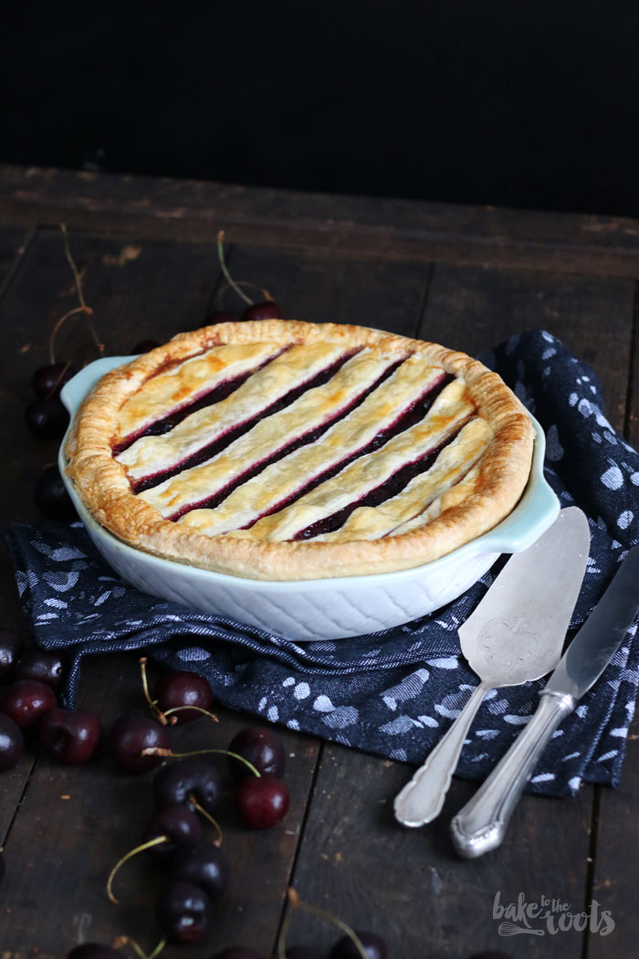 Cherry Cheesecake Pie | Bake to the roots