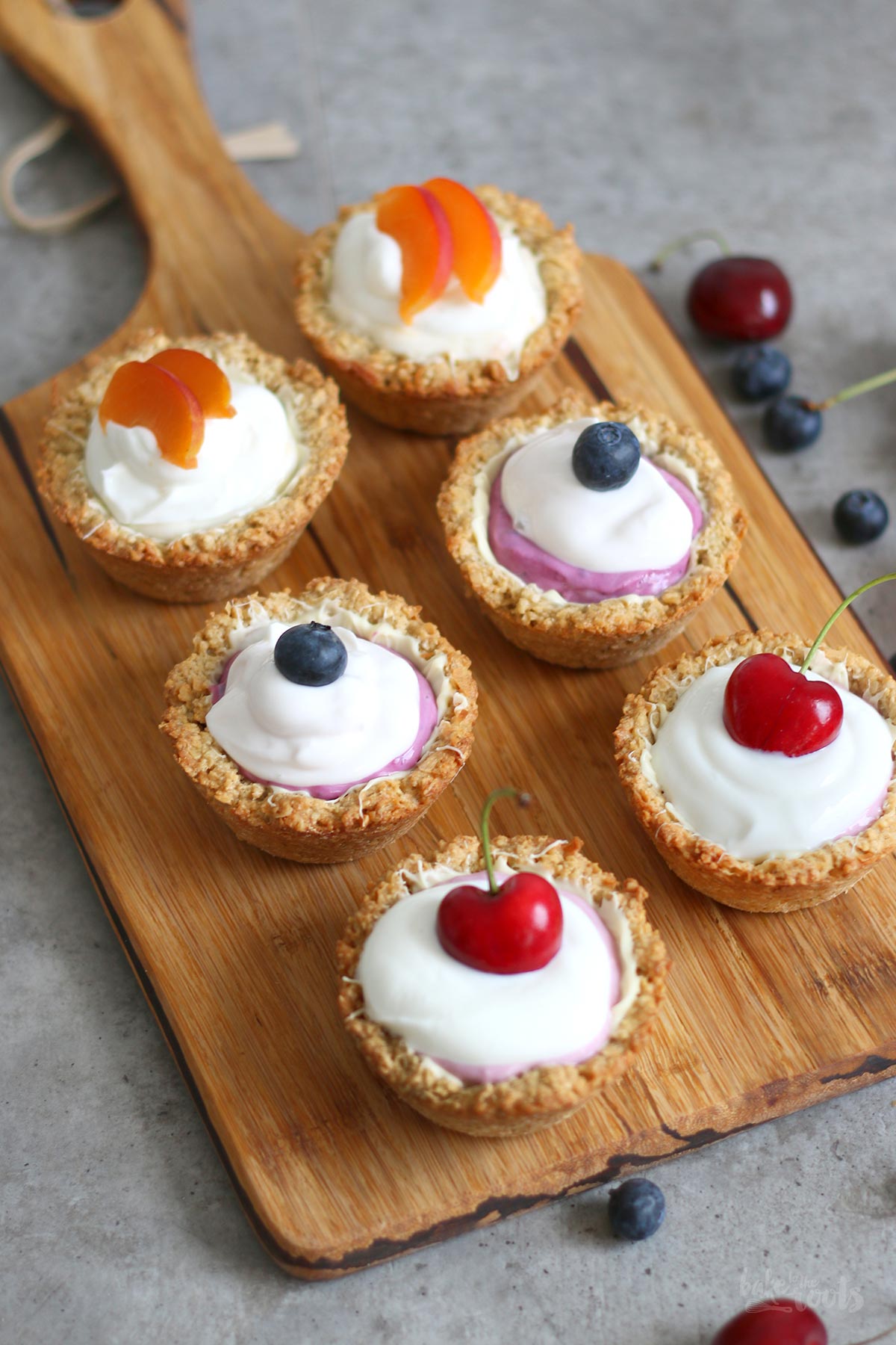 Cookie Cups with Berries & Skyr | Bake to the roots