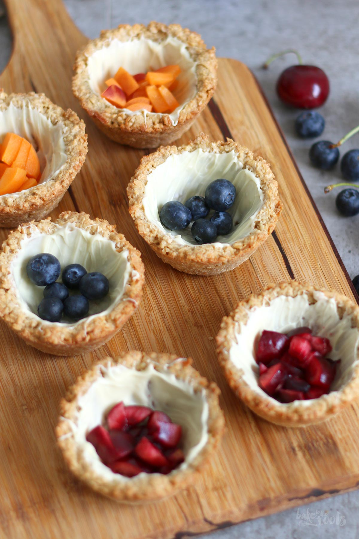 Cookie Cups with Berries & Skyr | Bake to the roots