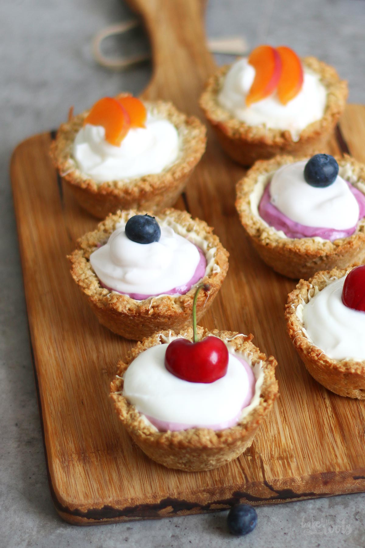 Cookie Cups with Berries & Skyr | Bake to the roots