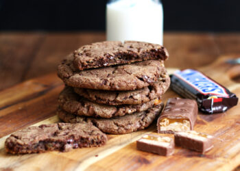 Snickers Cookies | Bake to the roots