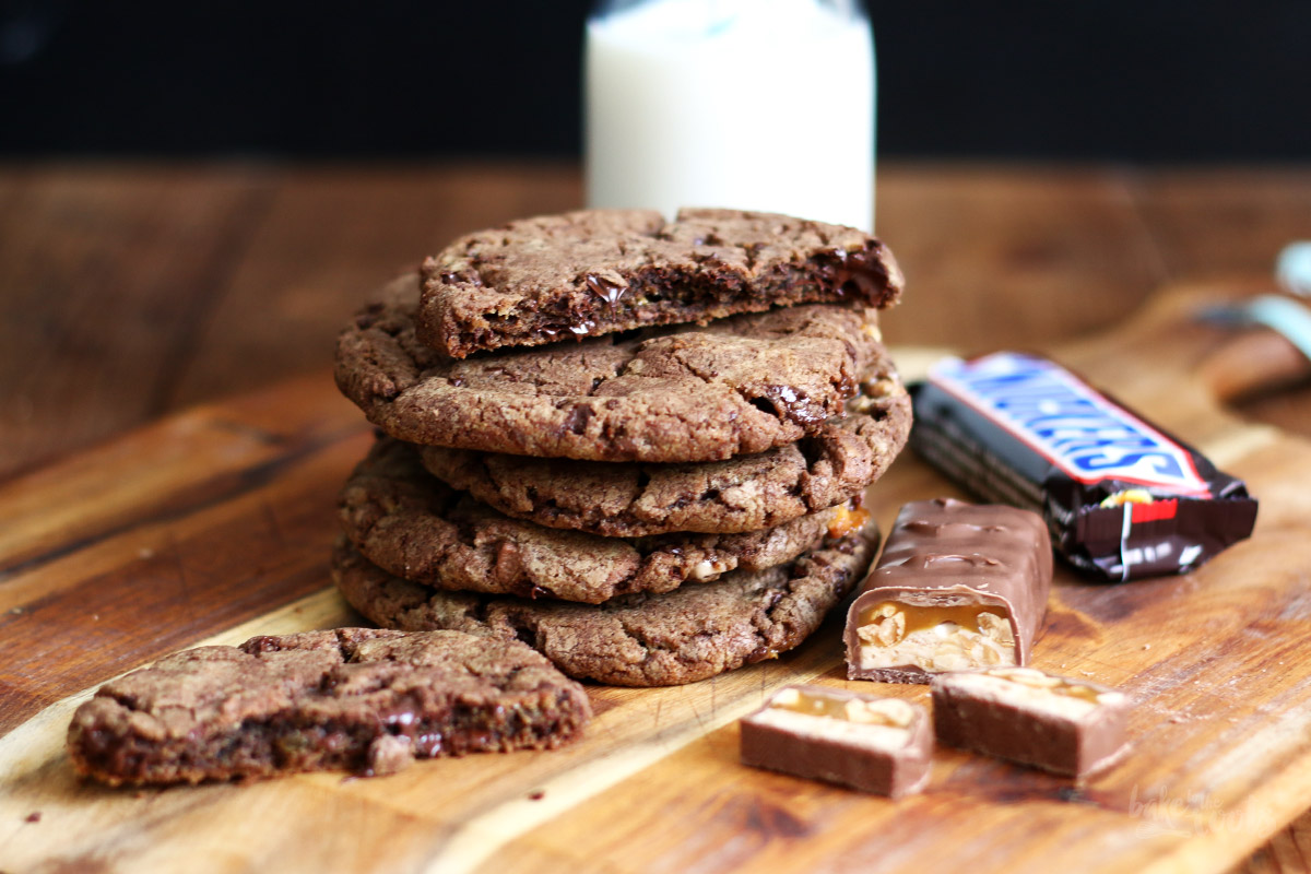 Snickers Cookies | Bake to the roots