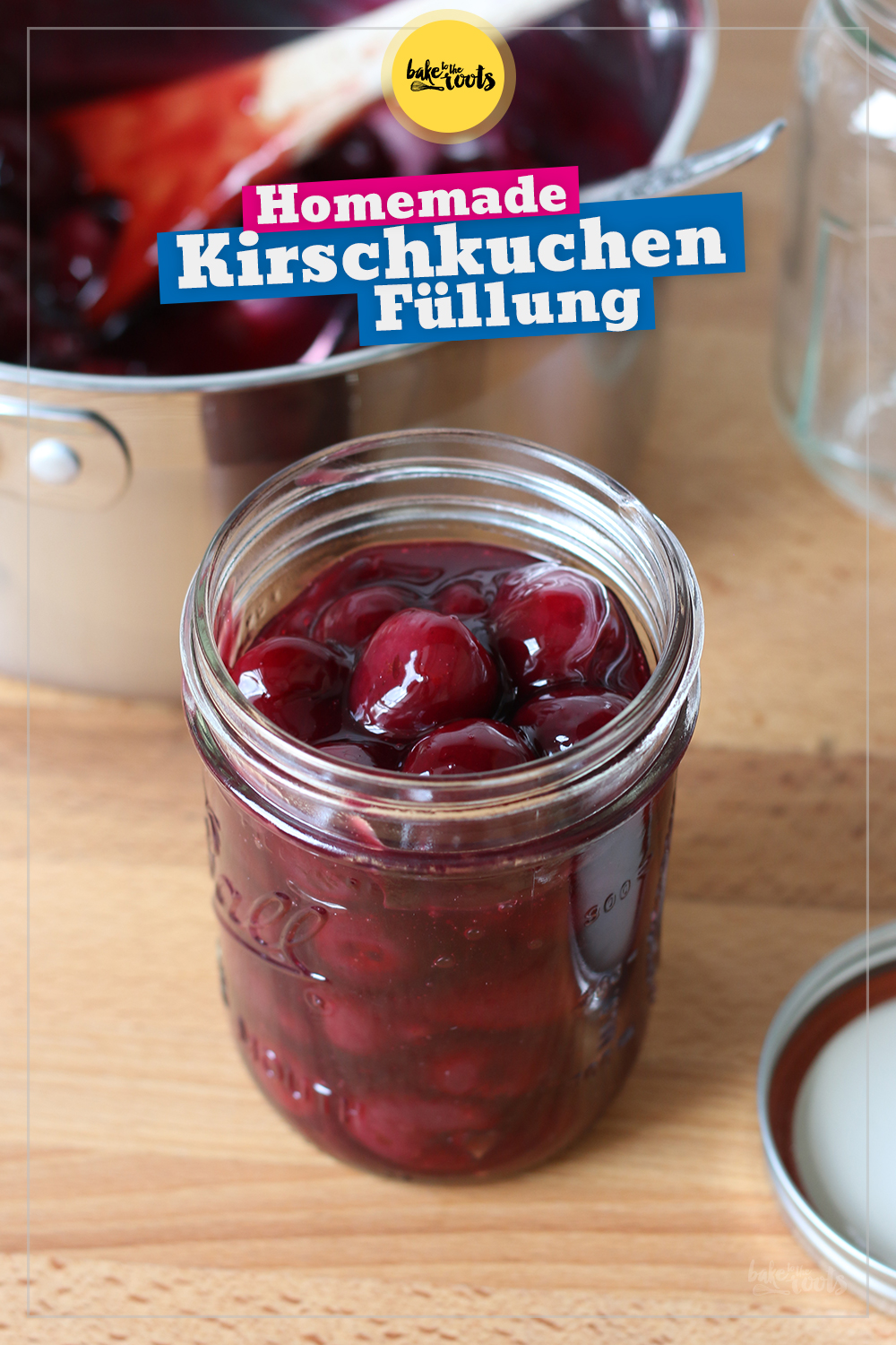 Homemade Kirschkuchen Füllung | Bake to the roots