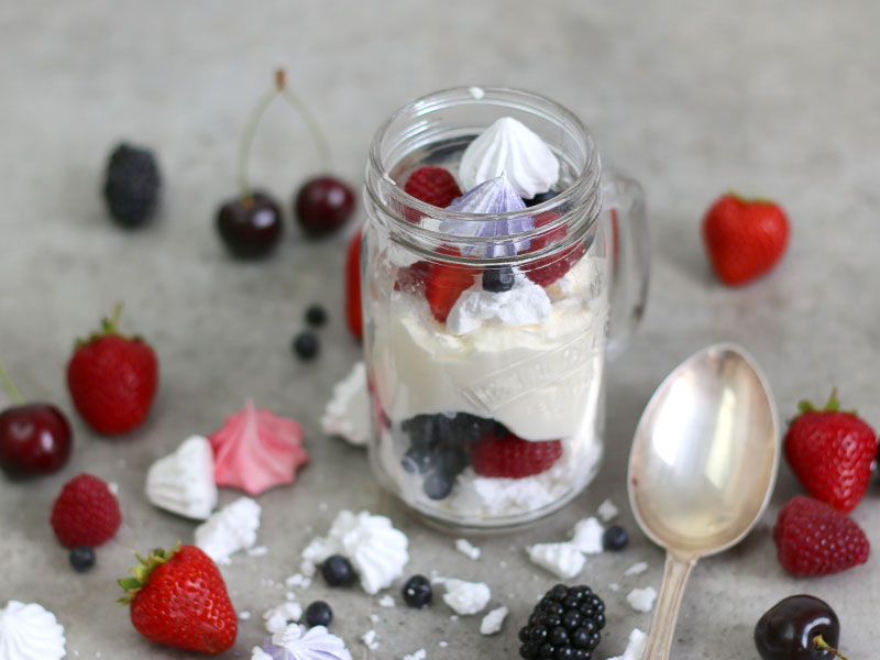 Eton Mess with Wild Berries | Bake to the roots