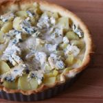 Blue Cheese Pear Potato Tart | Bake to the roots