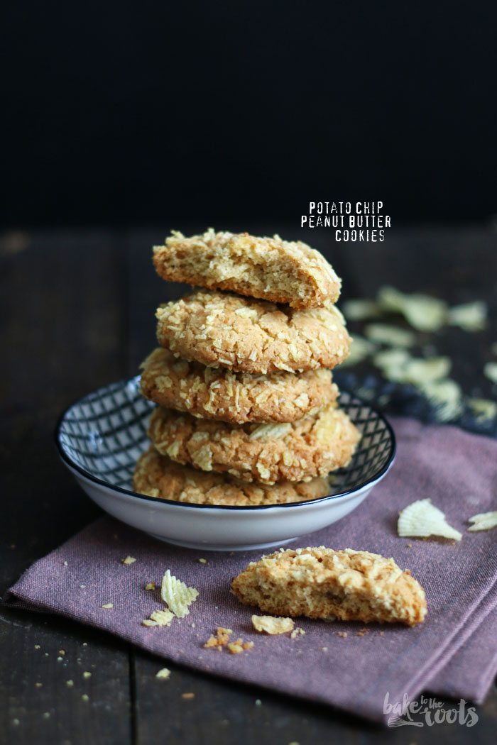 Potato Chip Peanut Butter Cookies | Bake to the roots