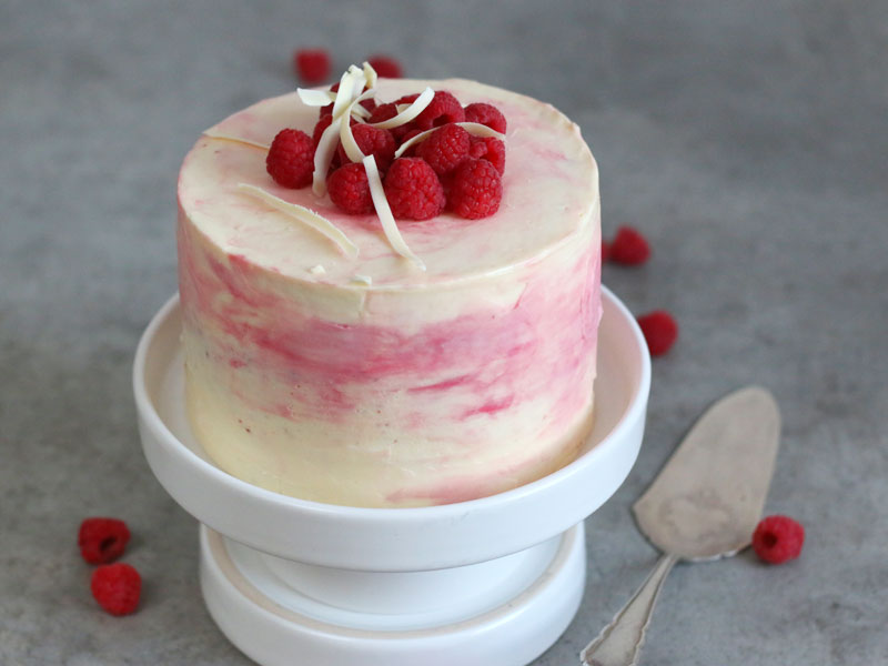 Red Velvet Raspberry White Chocolate Torte