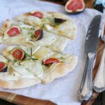 Flammkuchen with Goat Cheese & Fresh Figs | Bake to the roots