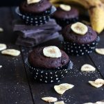 Double Chocolate Banana Muffins | Bake to the roots