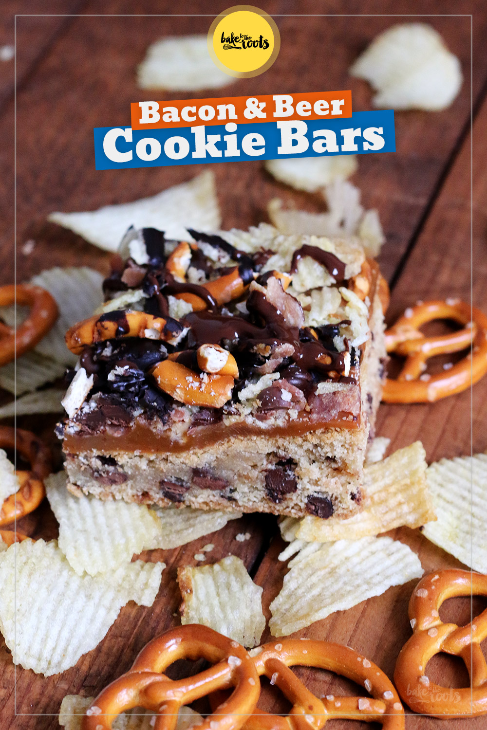 Cookie Bars mit Bacon & Schwarzbier | Bake to the roots