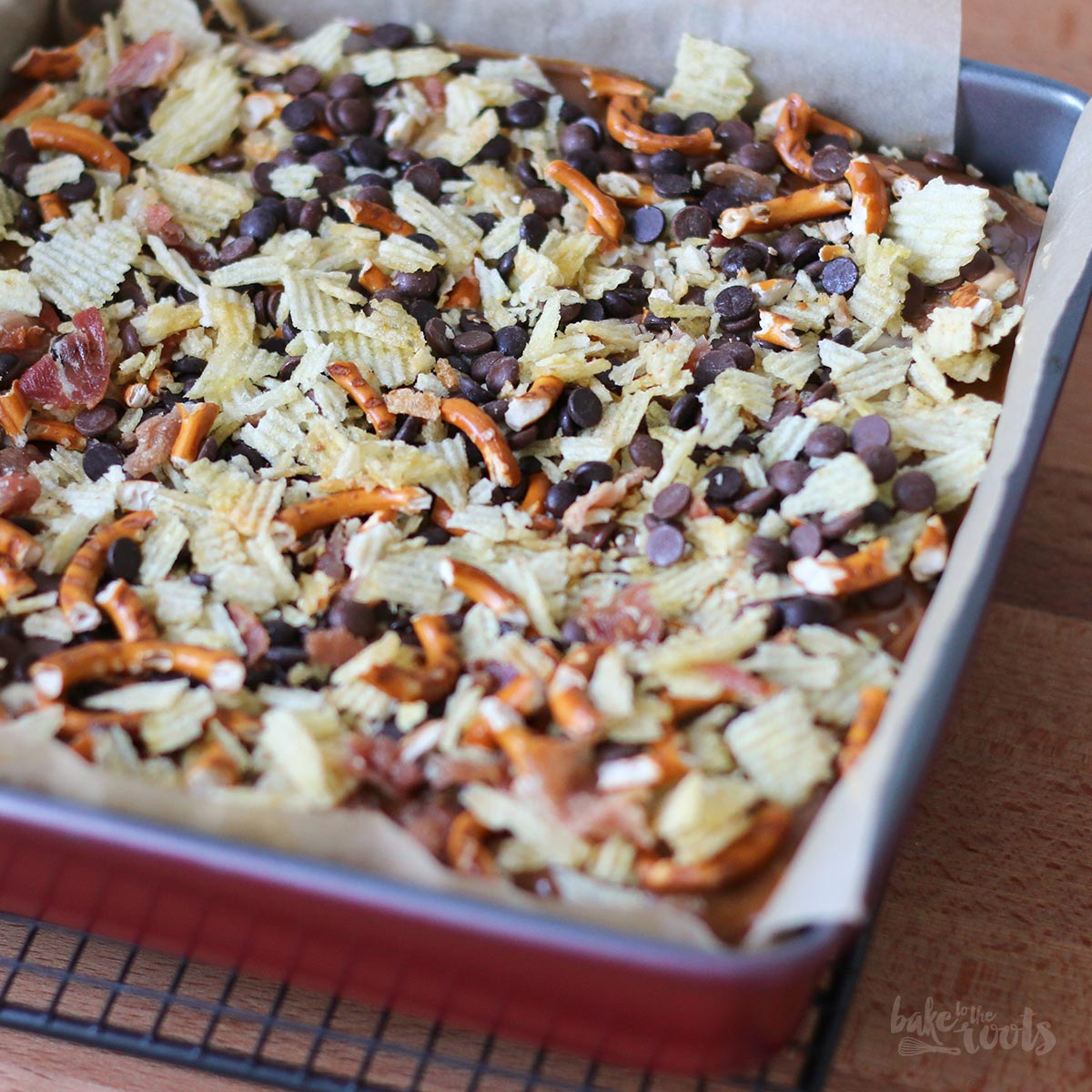 Cookie Bars mit Bacon & Schwarzbier | Bake to the roots