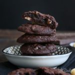 Double Chocolate Macadamia Nut Cookies | Bake to the roots