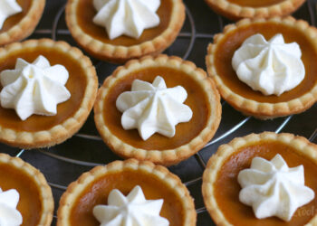 Mini Pumpkin Pies | Bake to the roots
