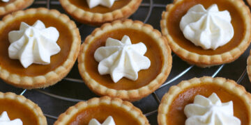 Mini Pumpkin Pies | Bake to the roots