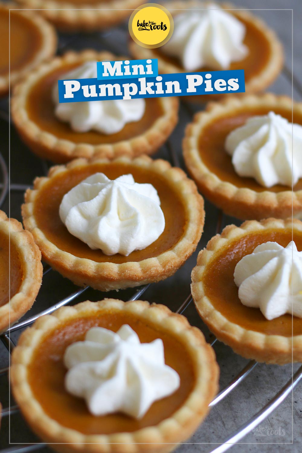 Mini Pumpkin Pies | Bake to the roots