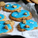 Cookie Monster Cookies | Bake to the roots