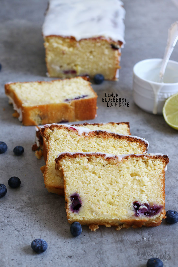 Lemon Blueberry Loaf Cake | Bake to the roots