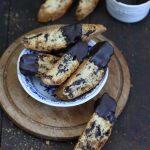 Chocolate Ginger Biscotti | Bake to the roots