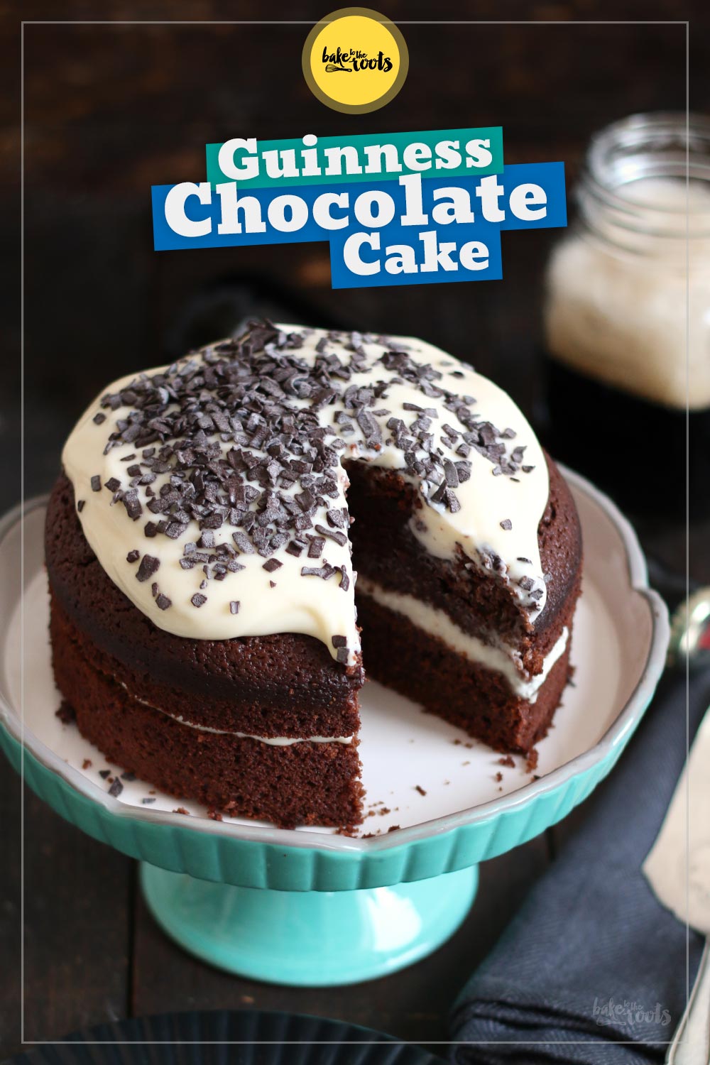 Guinness Chocolate Cake | Bake to the roots