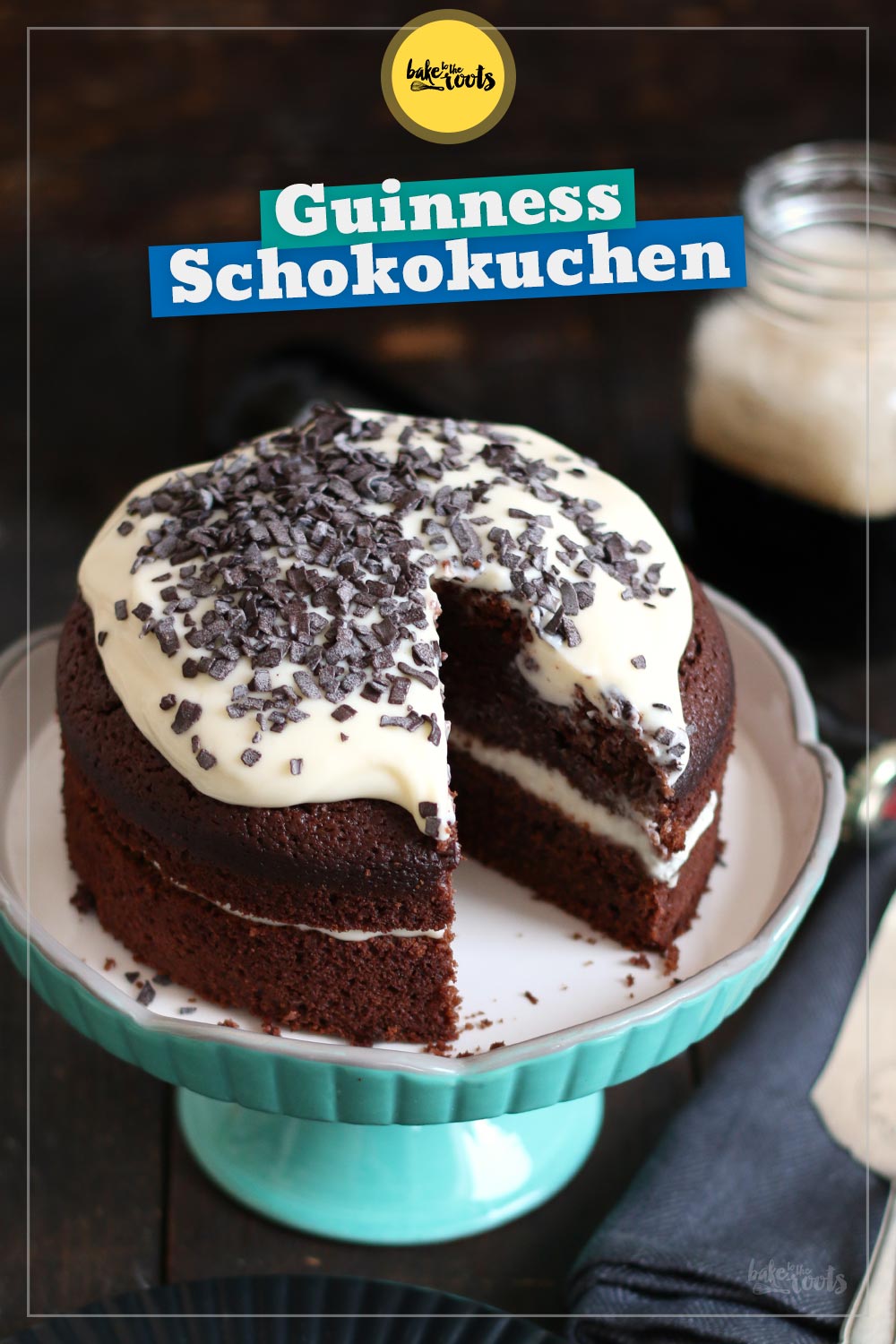 Einfacher Guinness Schokoladenkuchen | Bake to the roots