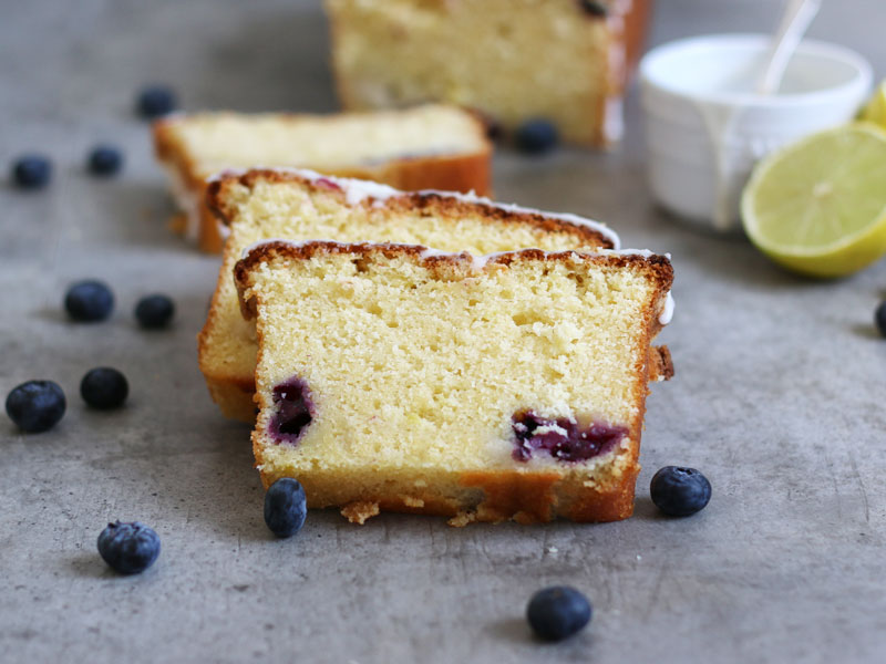 Lemon Blueberry Loaf Cake | Bake to the roots