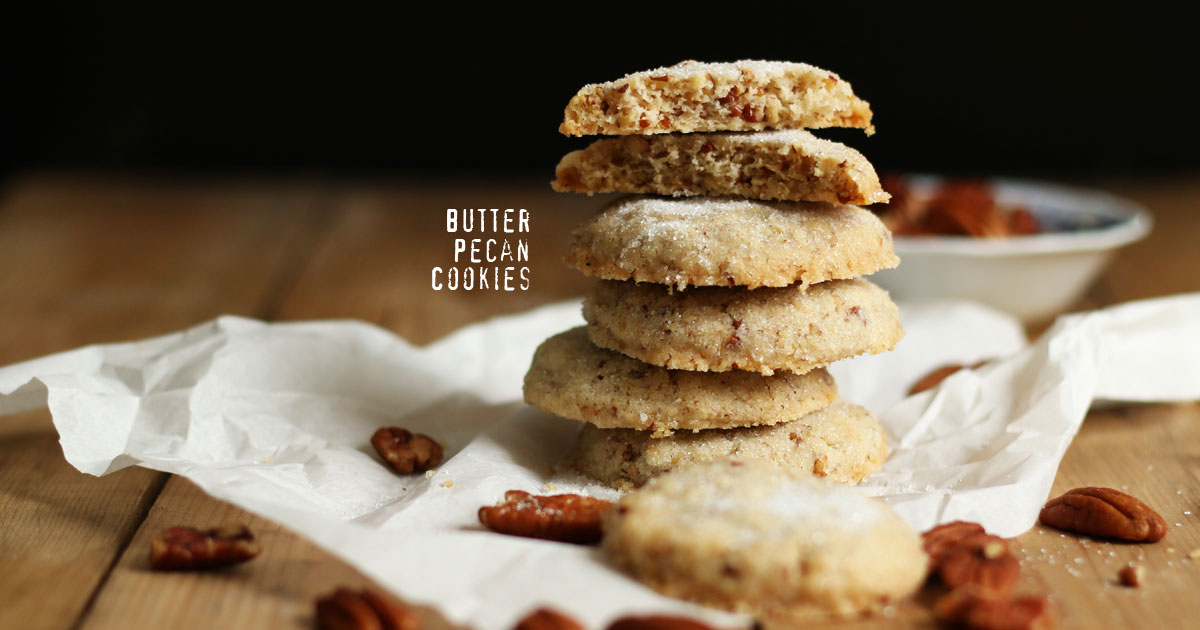 Butter Pecan Cookies Bake to the roots