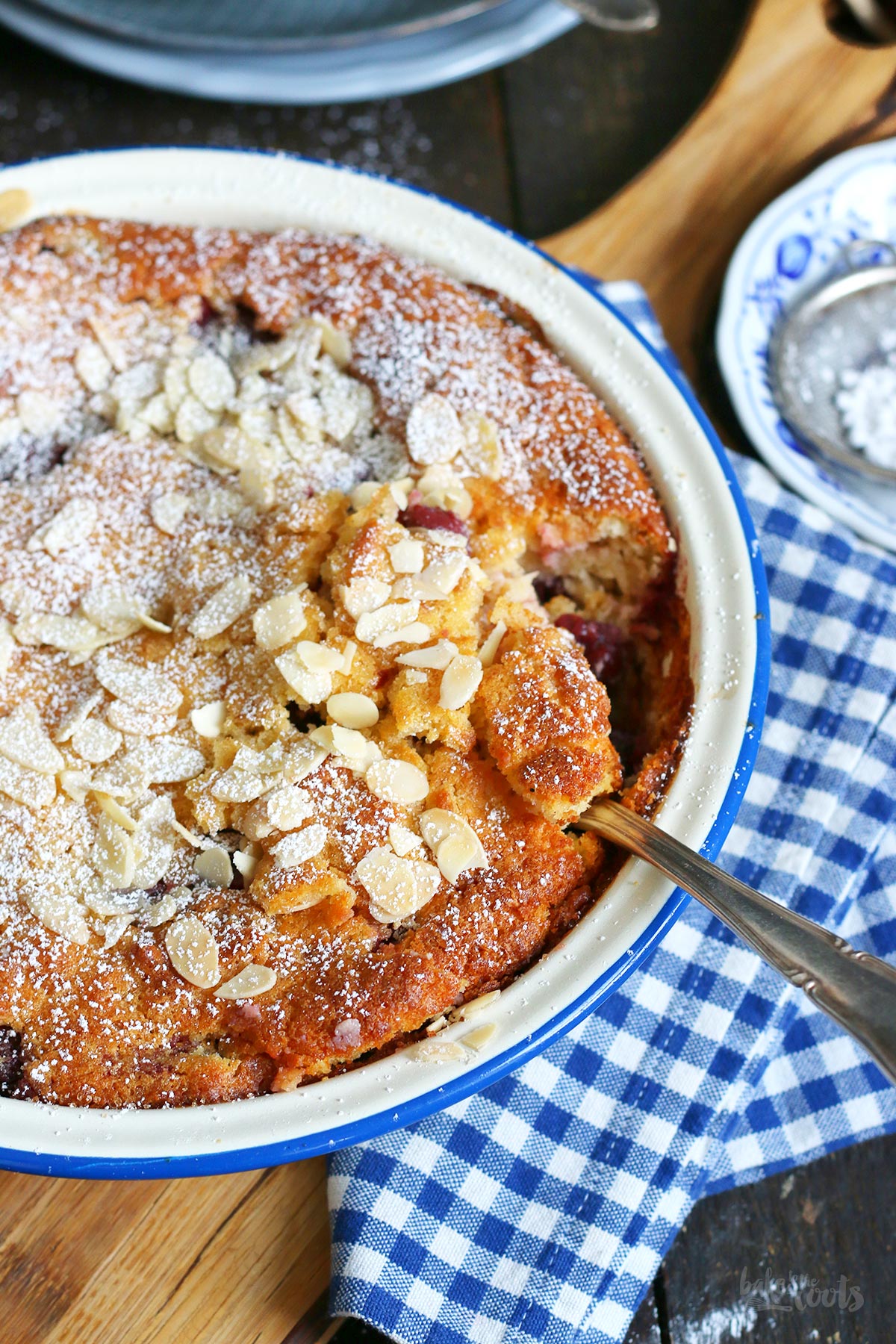 German Kirschmichel with Vanilla Sauce | Bake to the roots