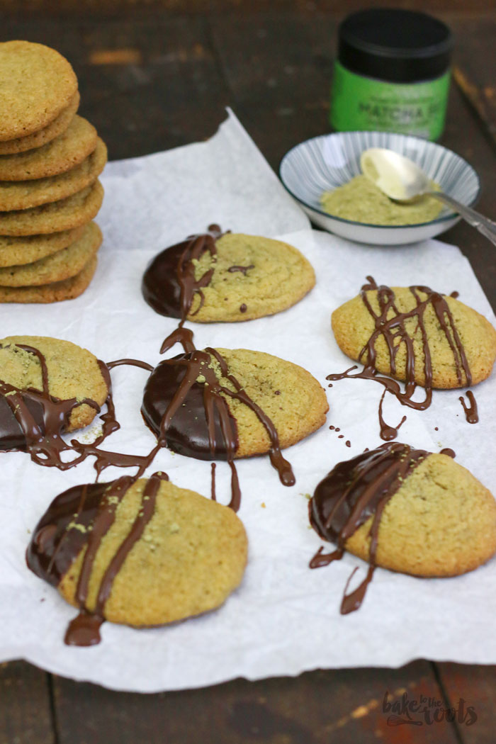 Matcha Green Tea Cookies | Bake to the roots