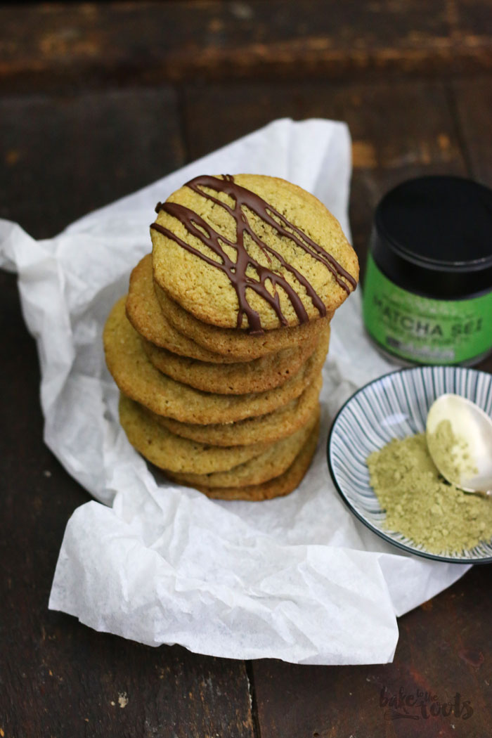 Matcha Green Tea Cookies | Bake to the roots
