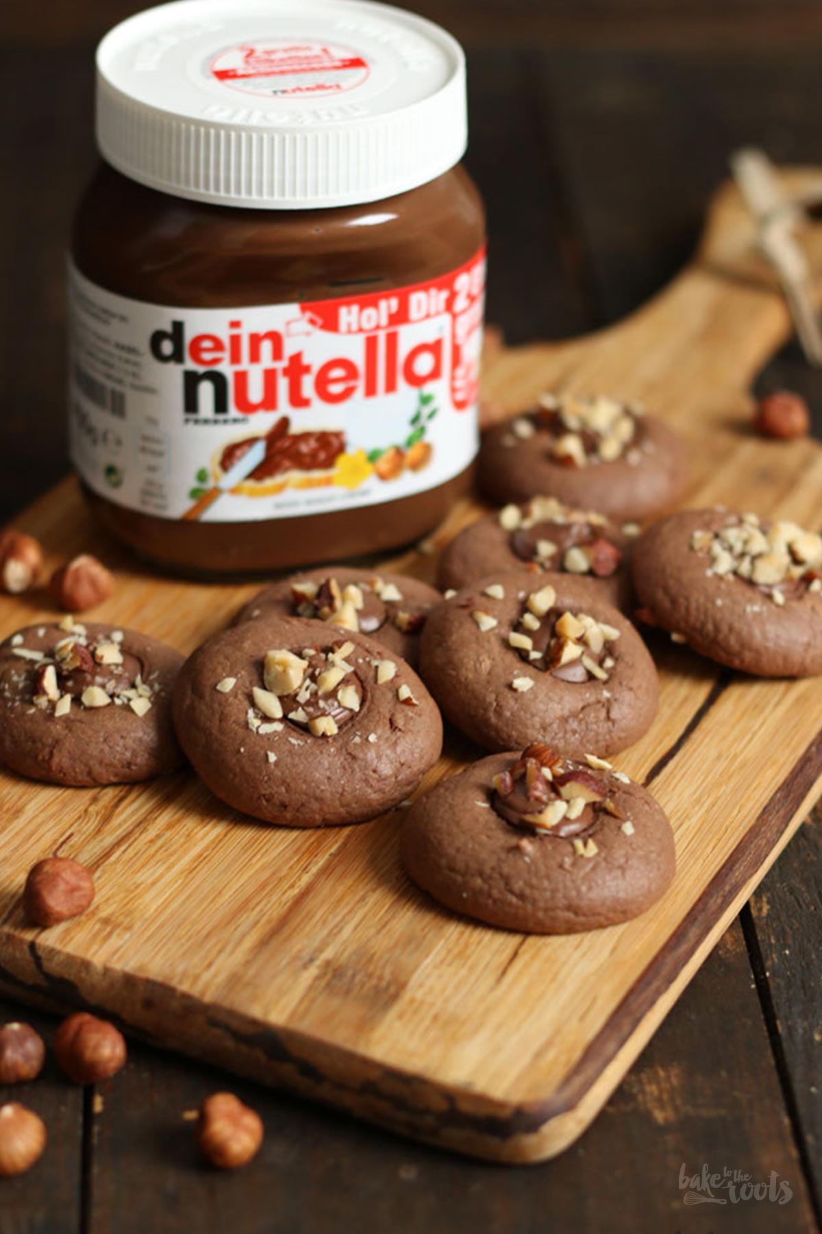 Nutella Cookies | Bake to the roots