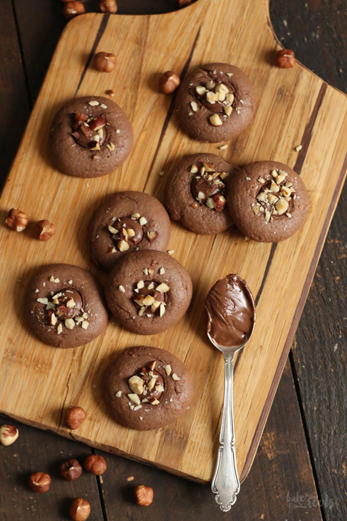 Nutella Cookies | Bake to the roots