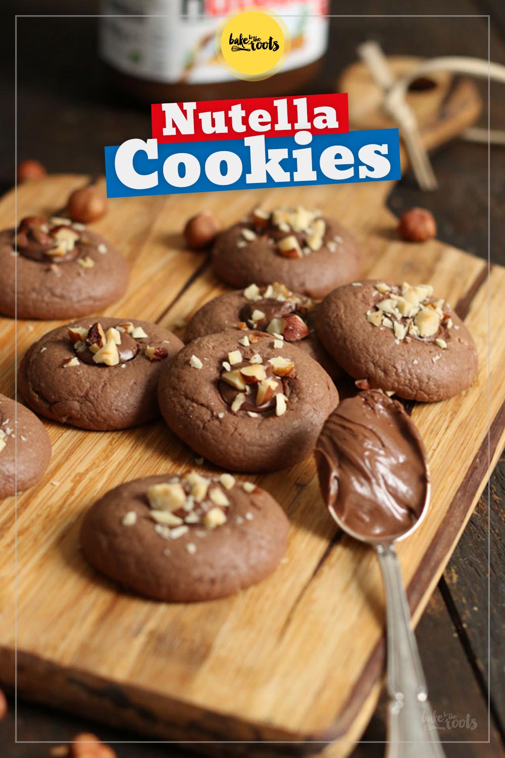 Nutella Cookies | Bake to the roots