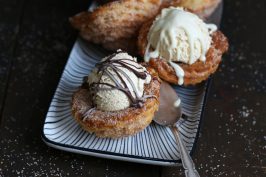 Churro Ice Cream Cups | Bake to the roots
