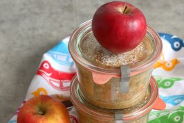 Apfelkuchen im Glas | Bake to the roots