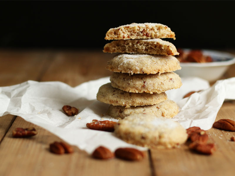 Butter Pecan Cookies | Bake to the roots